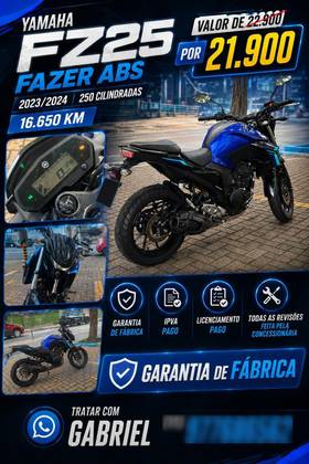 YAMAHA FZ25 FAZER ABS 